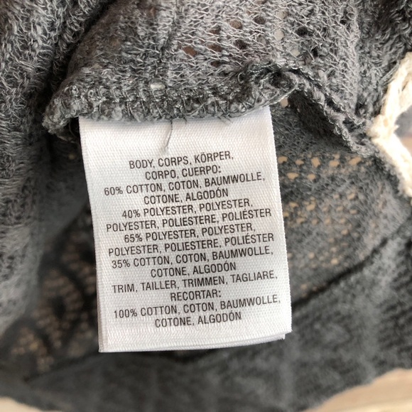 Meadow Rue | Lacy Overlay Lace Detail Sweater S - Picture 6 of 7